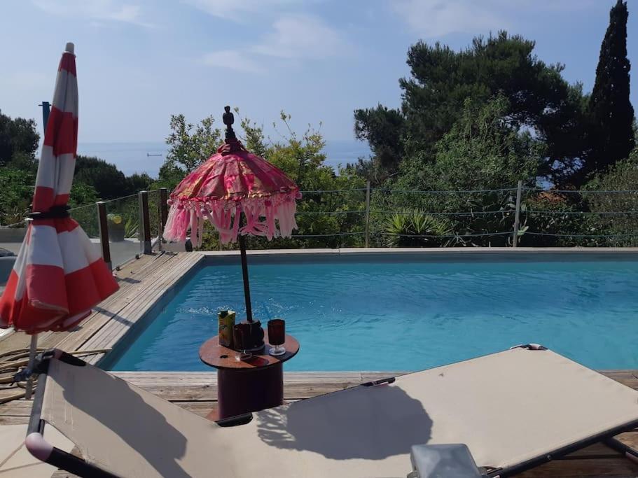Haut De Villa Au Mont St Clair Vue Exceptionnelle Mer Et Foret Terrasses, Piscine, Petanque, Solarium Prives Sète Exterior foto